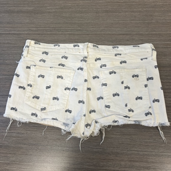 Rag & Bone Denim Motorcycle Print Shorts - Picture 2 of 3